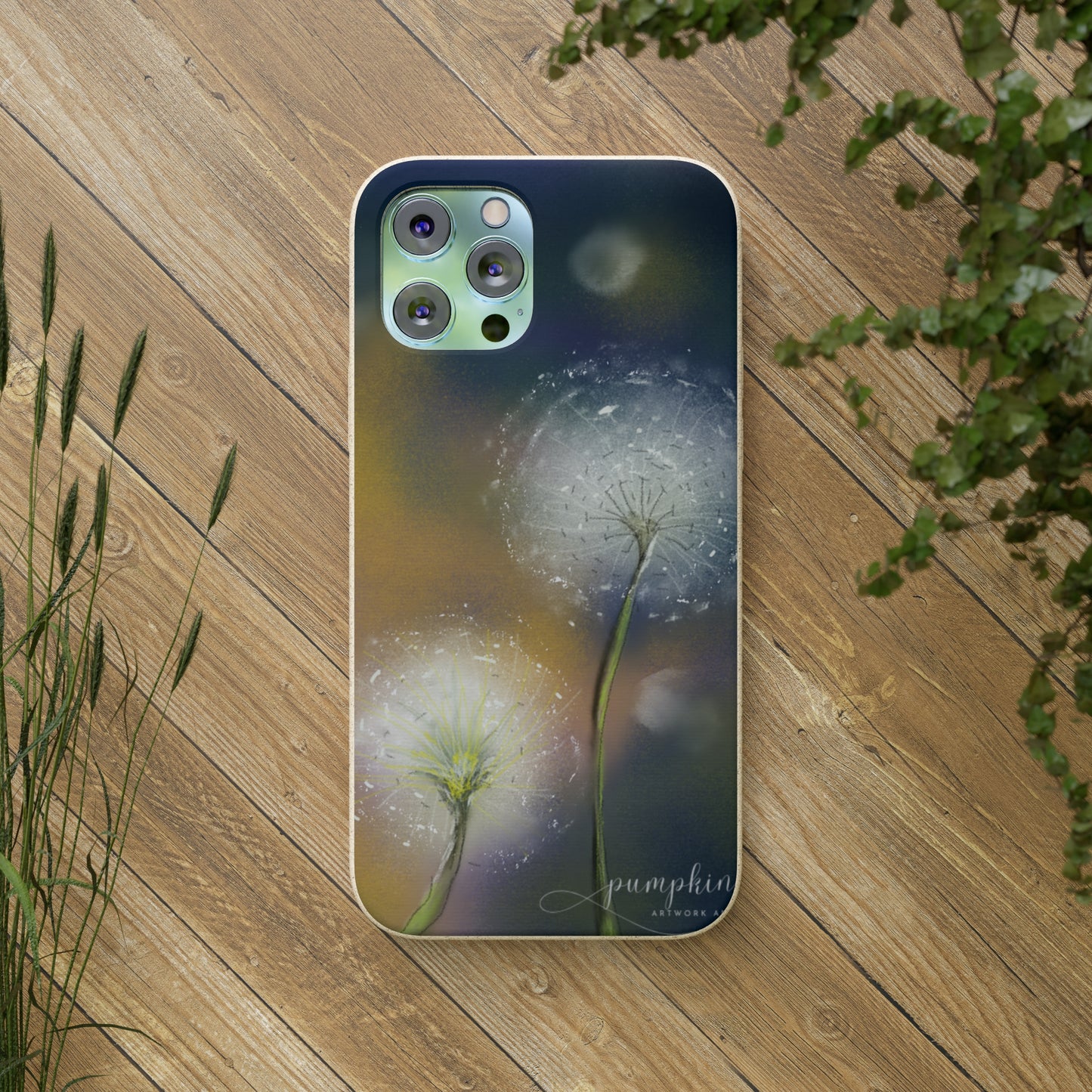 Dandelions at Night iPhone Case