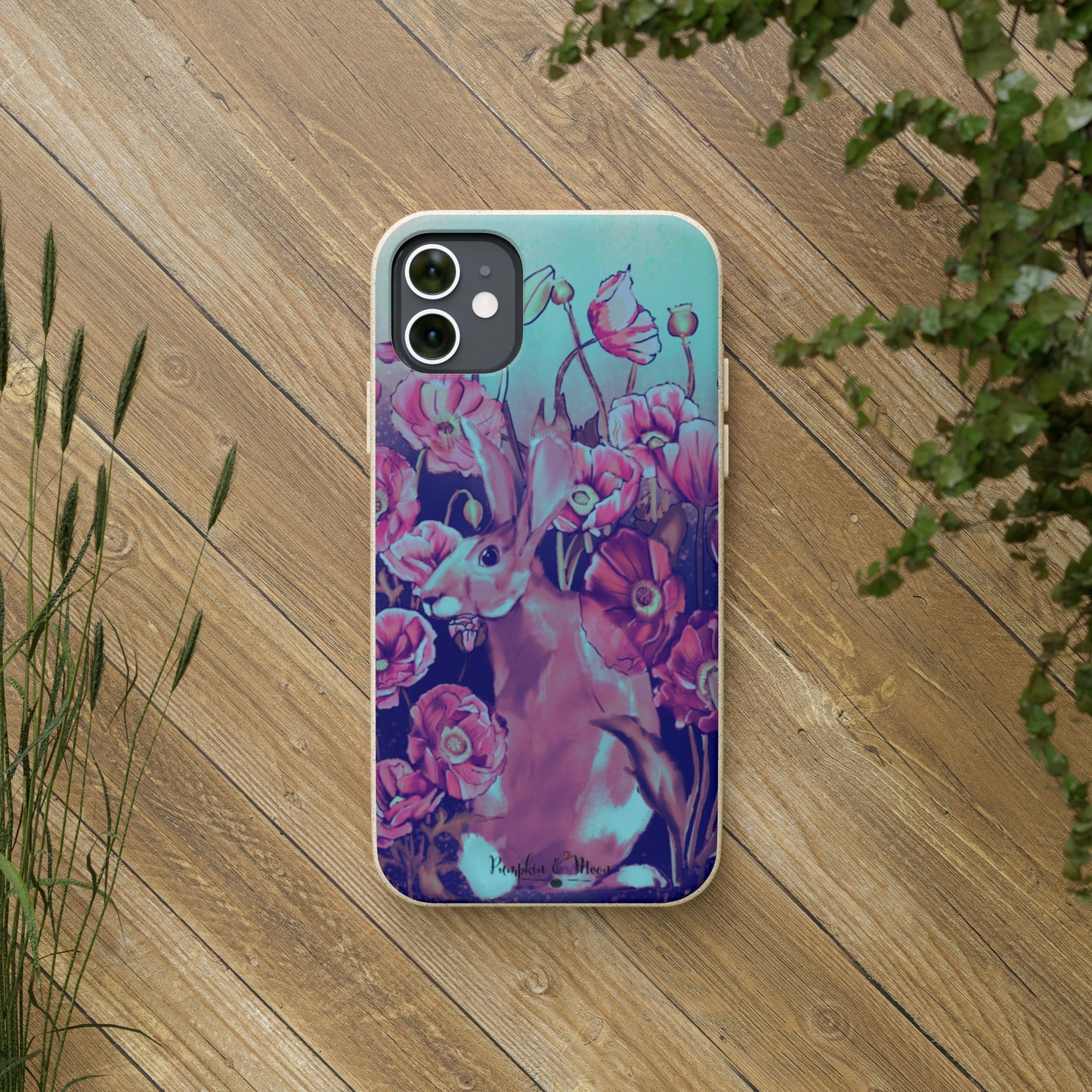 Hare in the Poppies iPhone Case