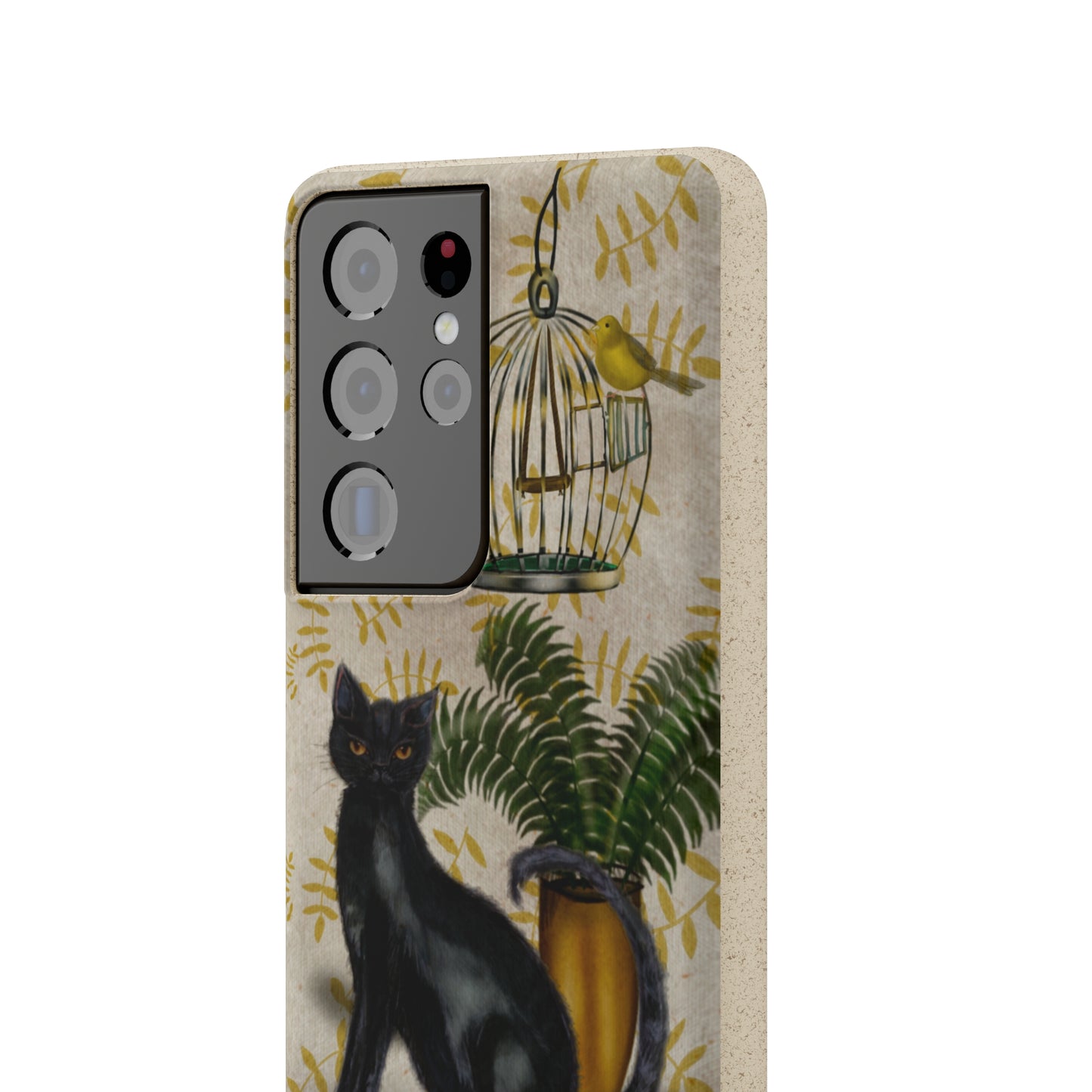 Black Cat Oso Samsung Phone Case