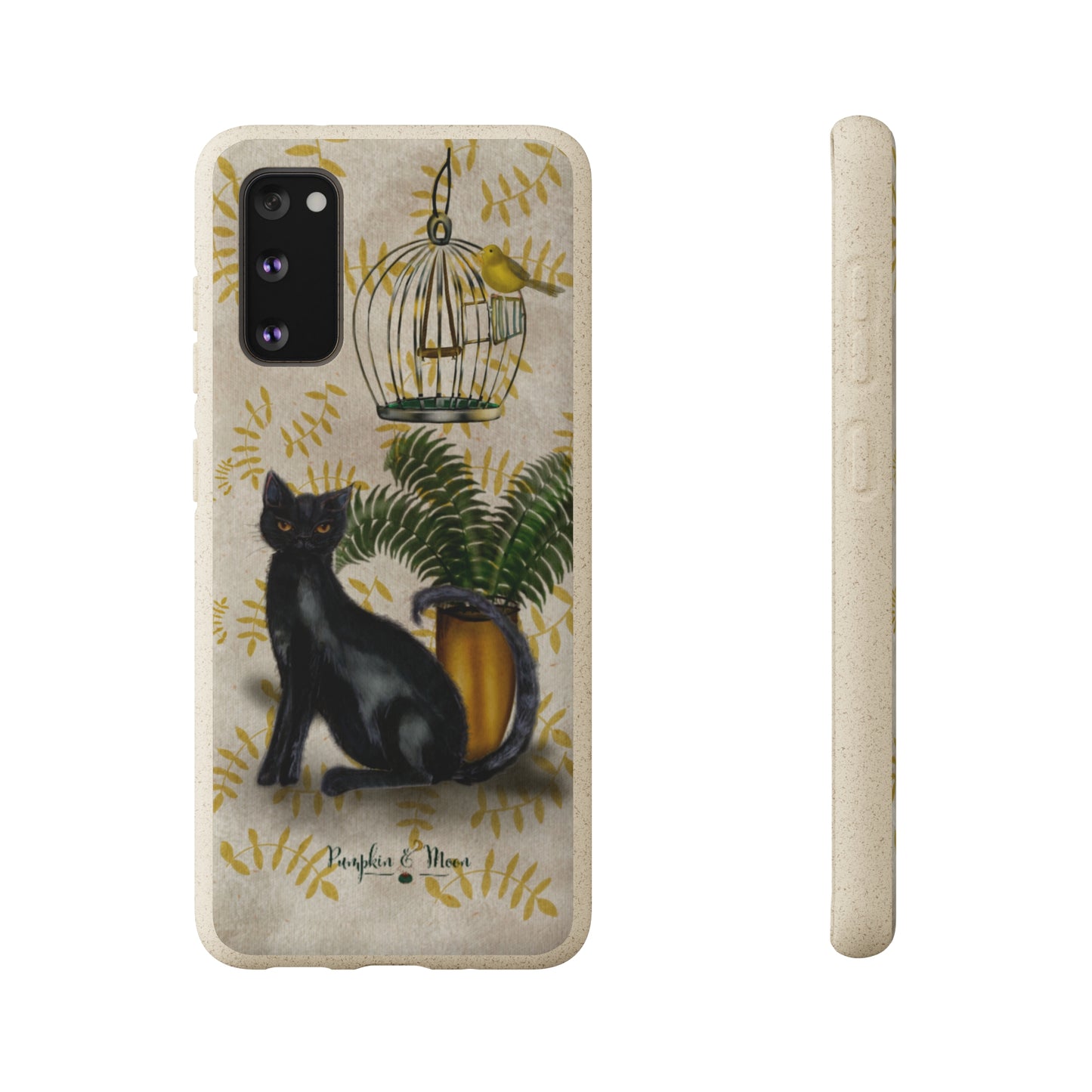 Black Cat Oso Samsung Phone Case