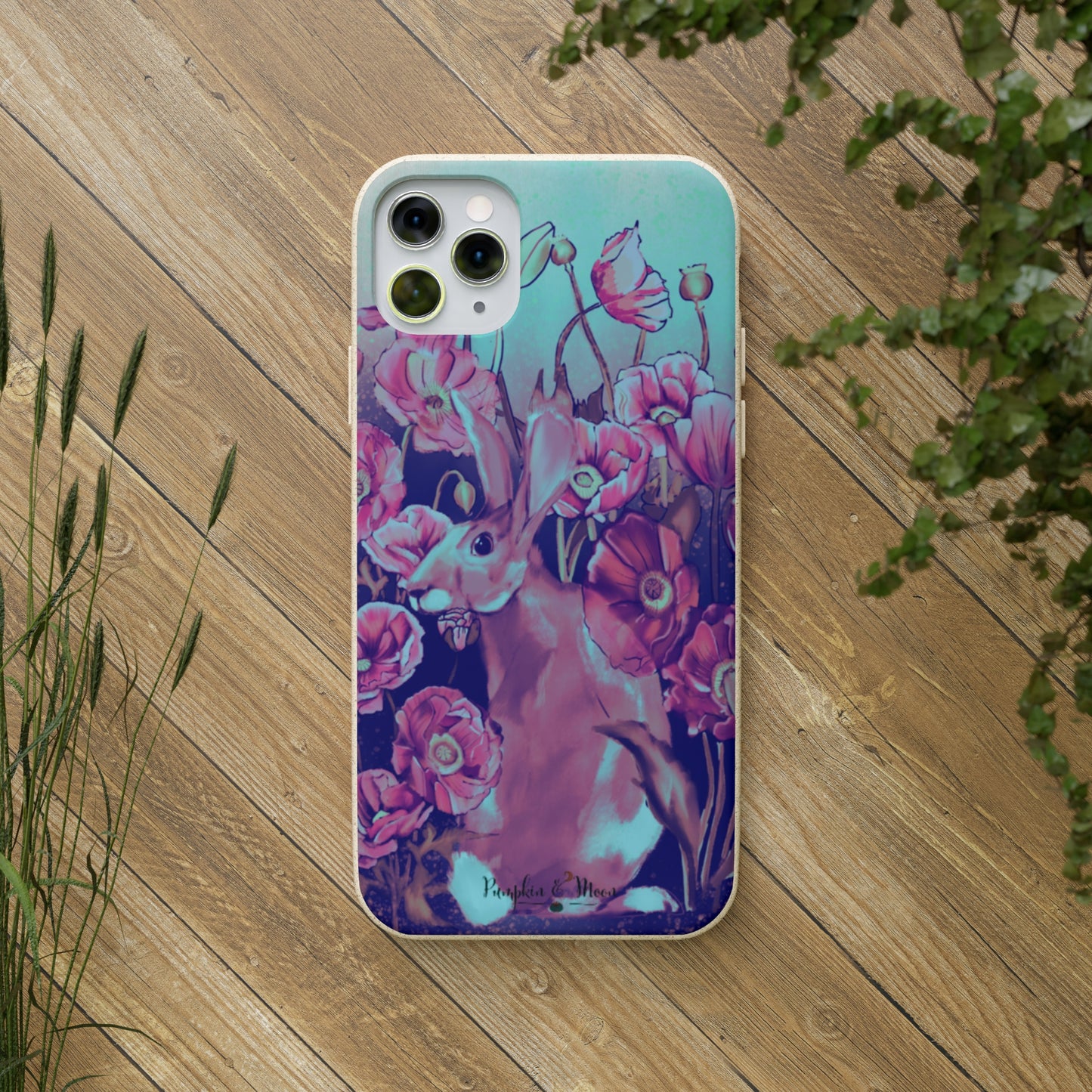 Hare in the Poppies iPhone Case