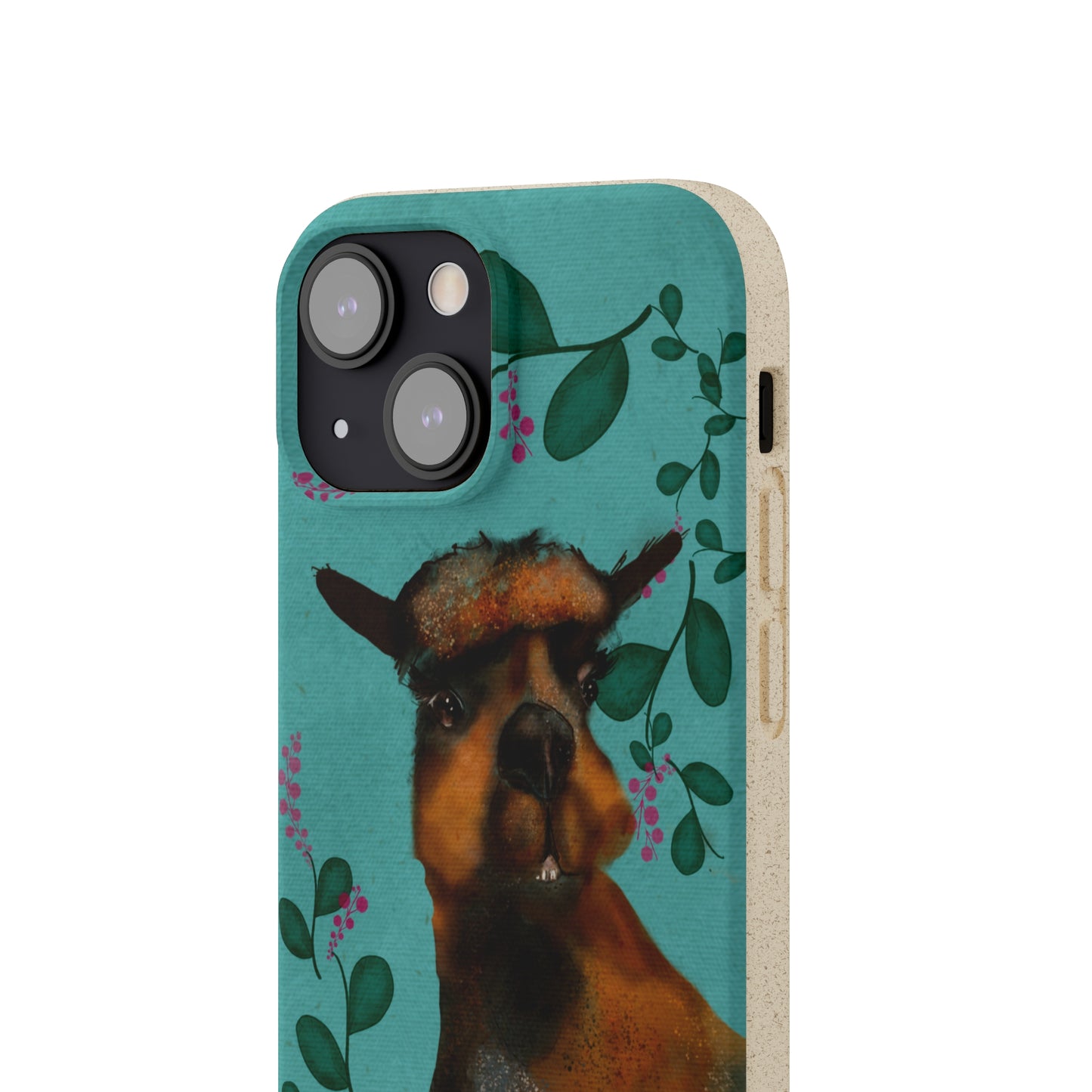 Brown Alpaca iPhone Case