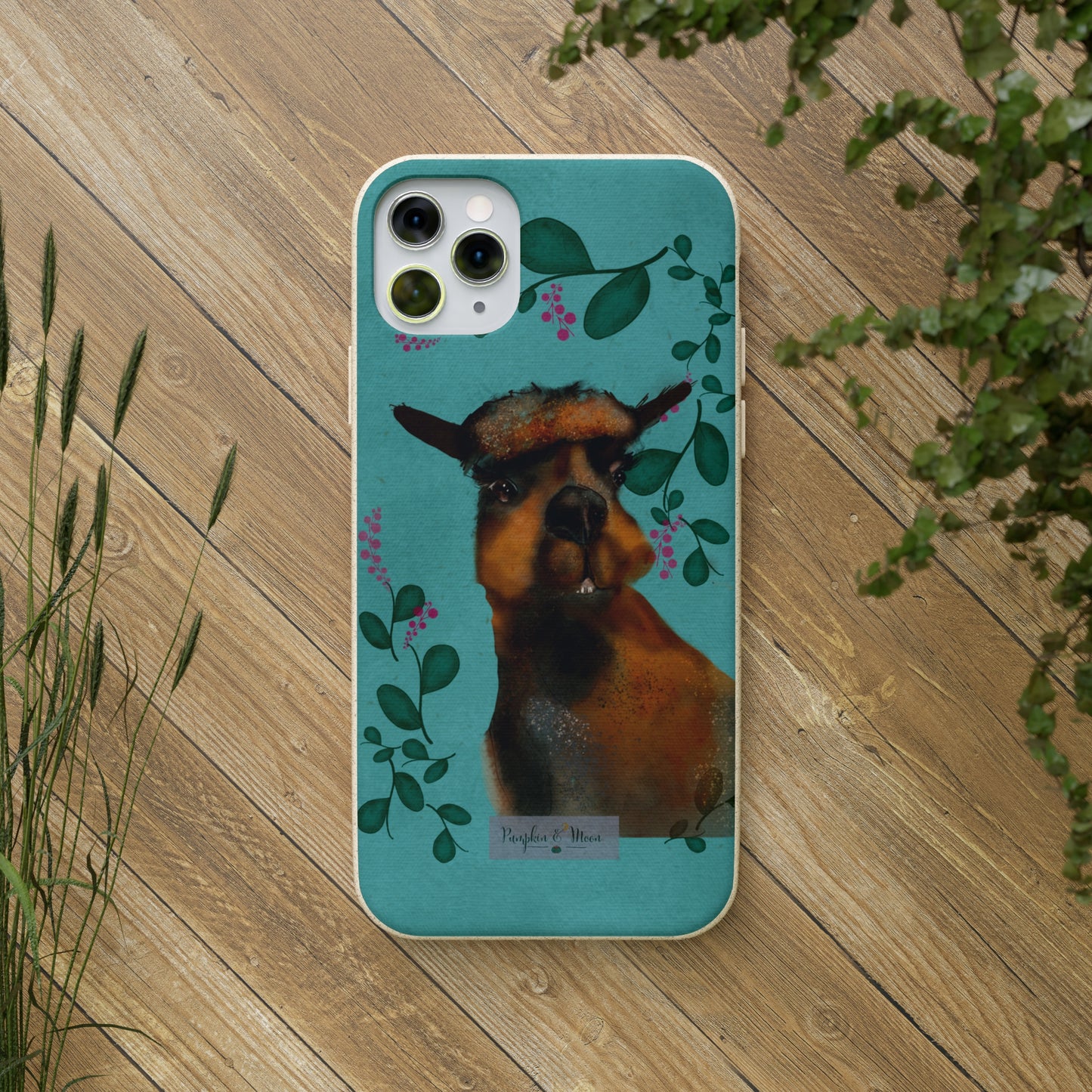 Brown Alpaca iPhone Case