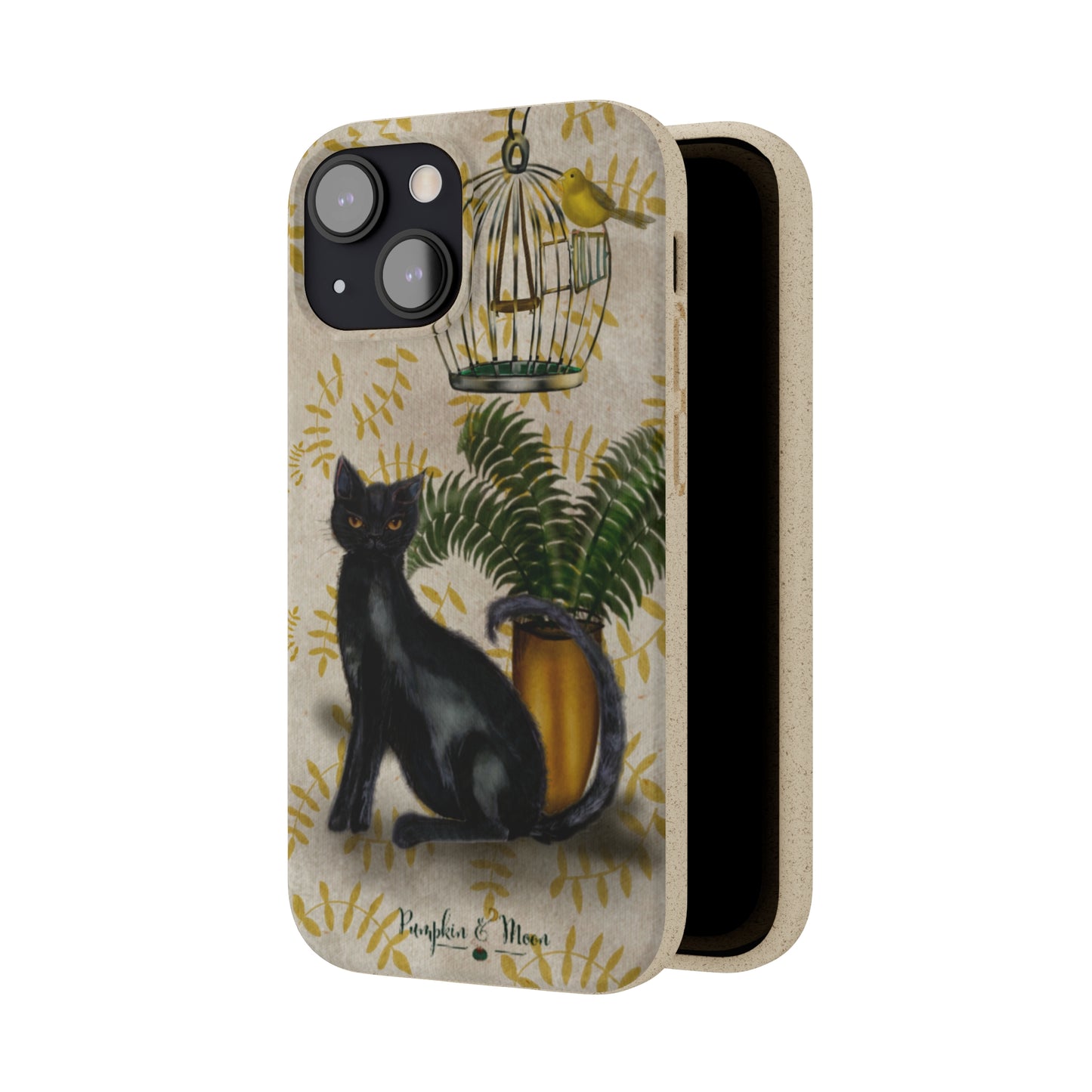 Black Cat Oso iPhone Phone Case