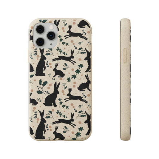 Prancing Hares iPhone Case