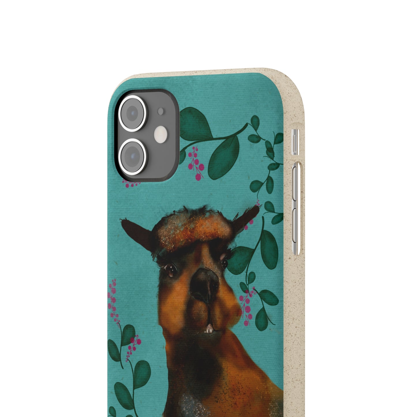 Brown Alpaca iPhone Case