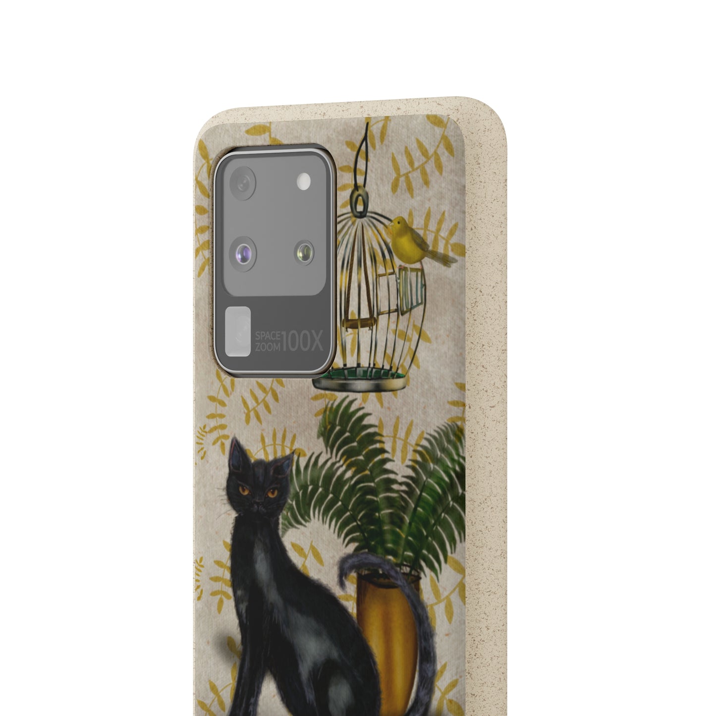 Black Cat Oso Samsung Phone Case