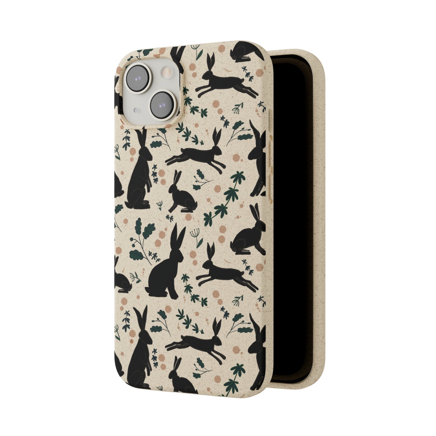 Prancing Hares iPhone Case