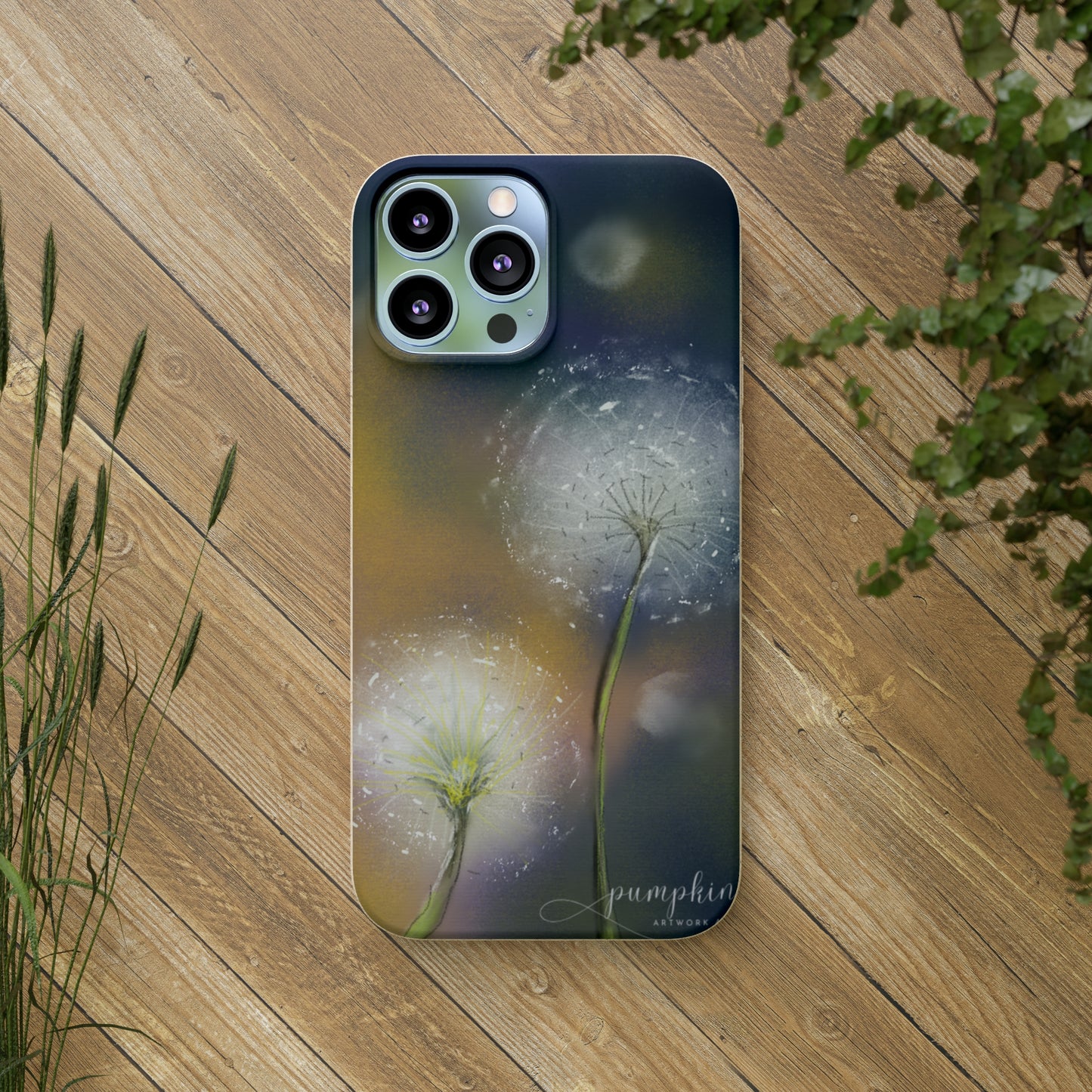 Dandelions at Night iPhone Case