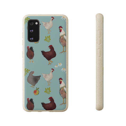 The Farm Chickens Design Samsung Phone Case