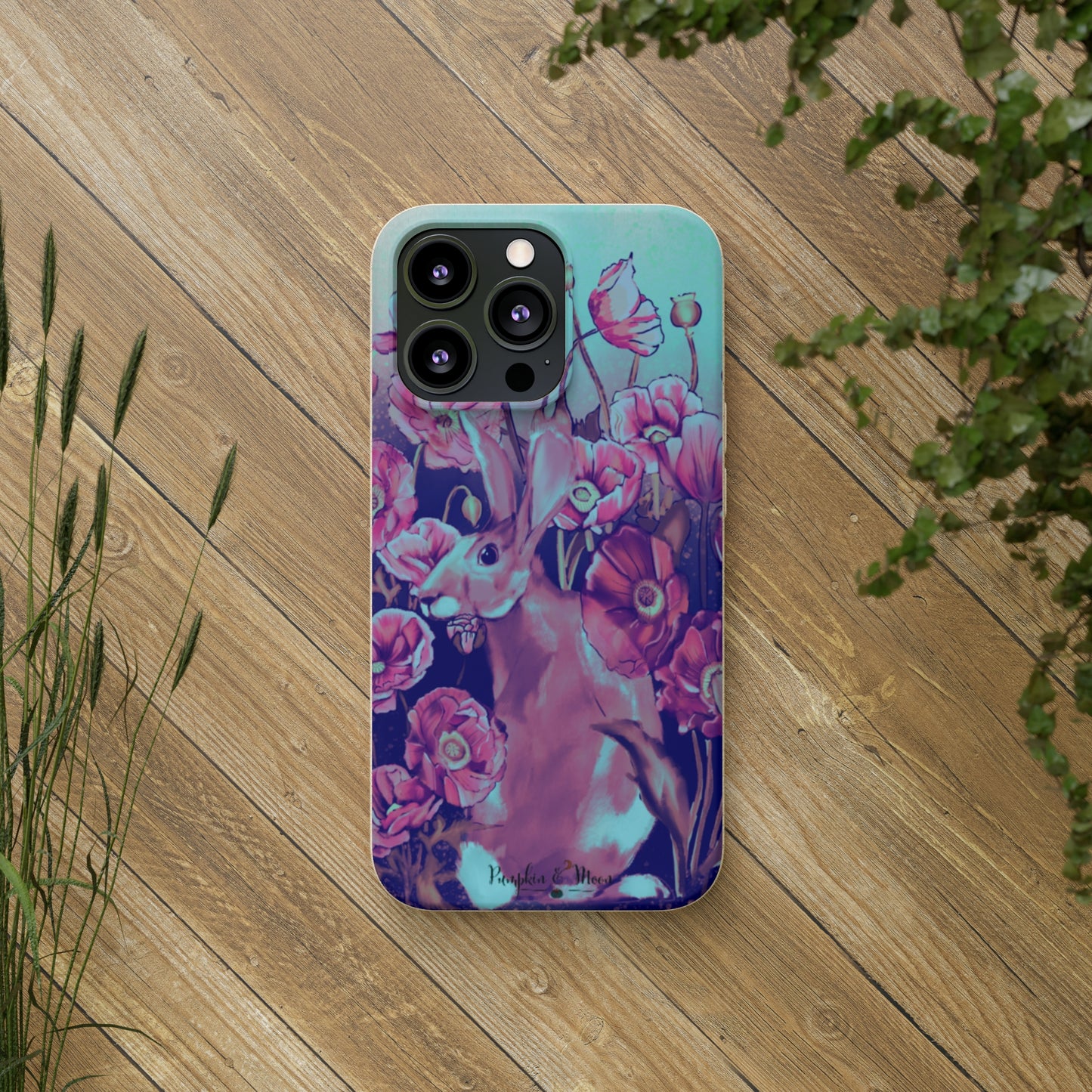 Hare in the Poppies iPhone Case