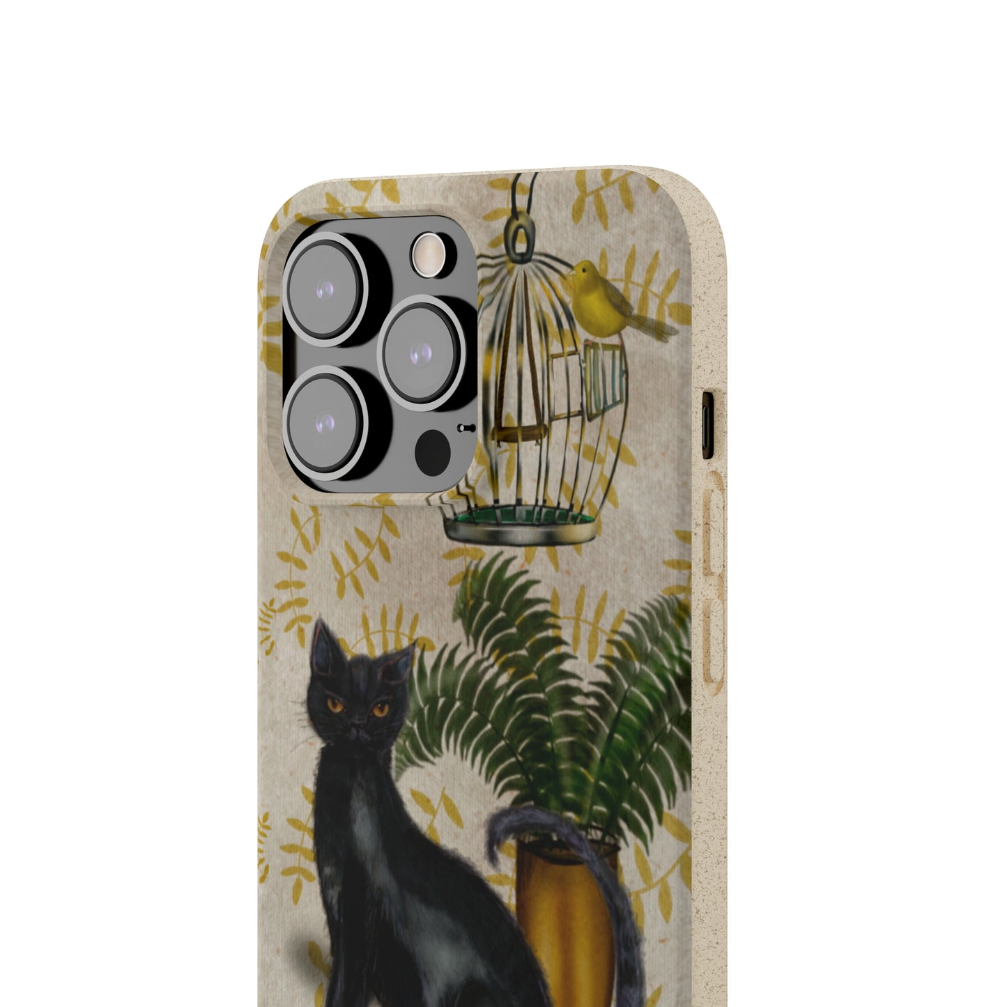 Black Cat Oso iPhone Phone Case