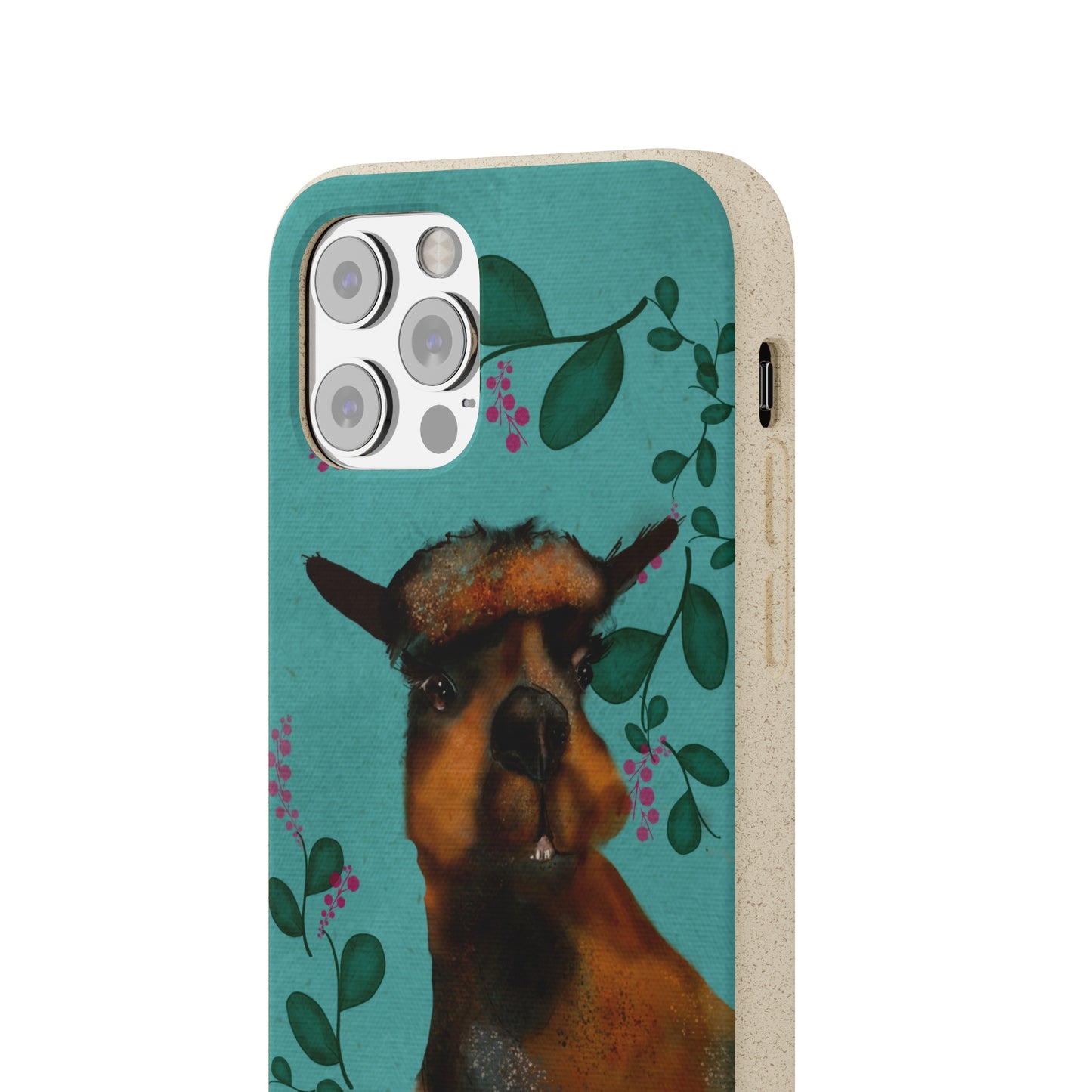 Brown Alpaca iPhone Case