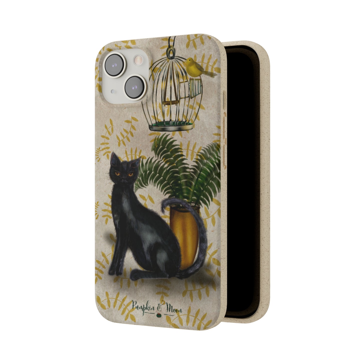 Black Cat Oso iPhone Phone Case