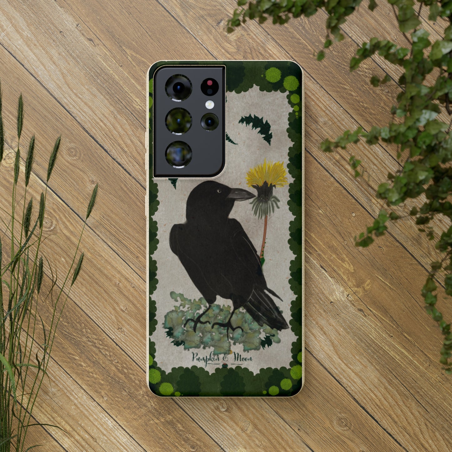 Winter Crow Samsung Phone Case