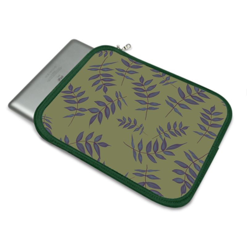 Scattered Leaf Design iPad Cover