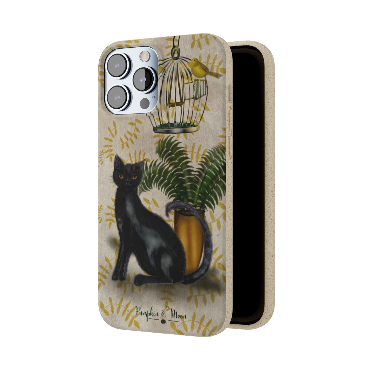 Black Cat Oso iPhone Phone Case