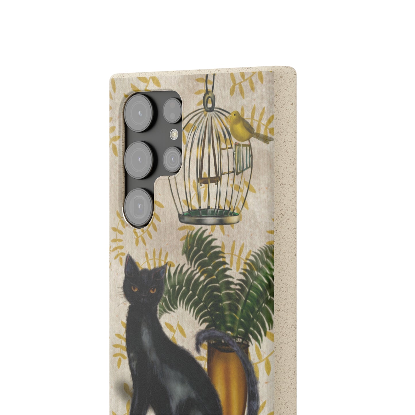 Black Cat Oso Samsung Phone Case