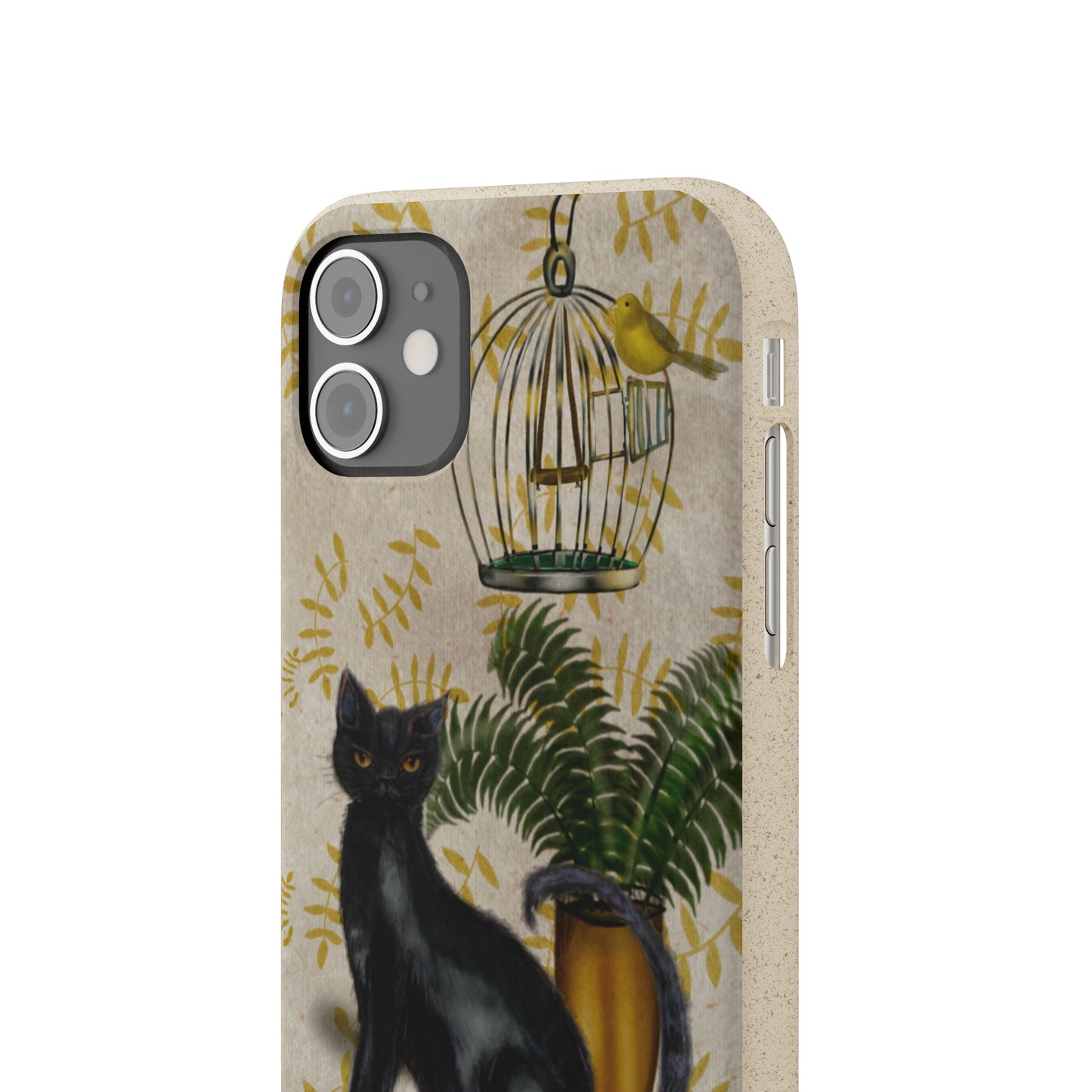 Black Cat Oso iPhone Phone Case