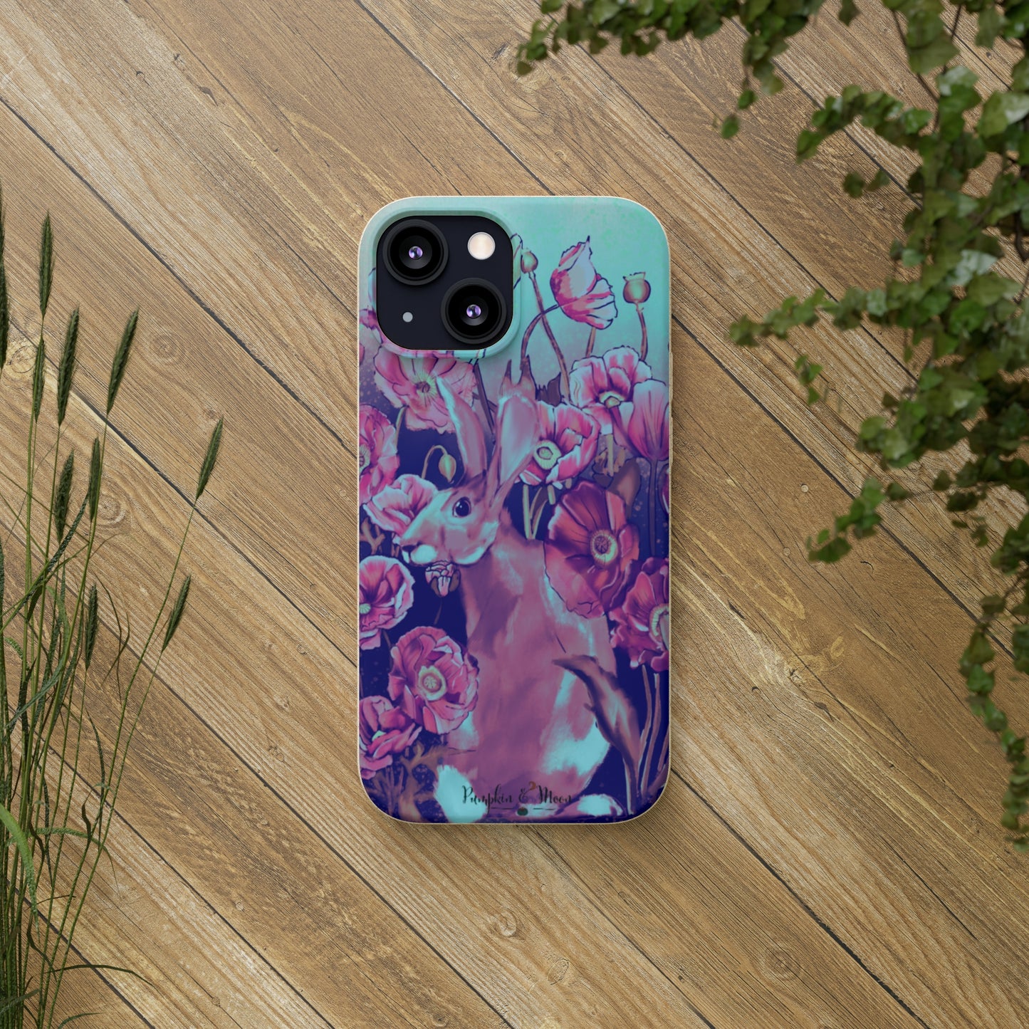 Hare in the Poppies iPhone Case