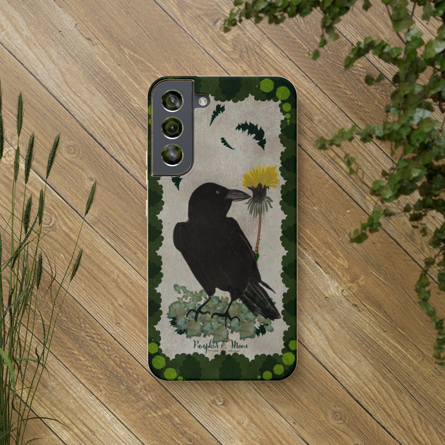 Winter Crow Samsung Phone Case