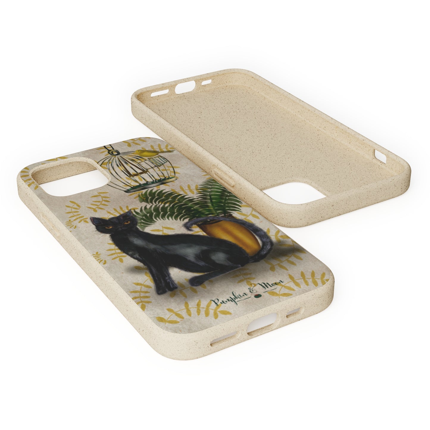 Black Cat Oso iPhone Phone Case