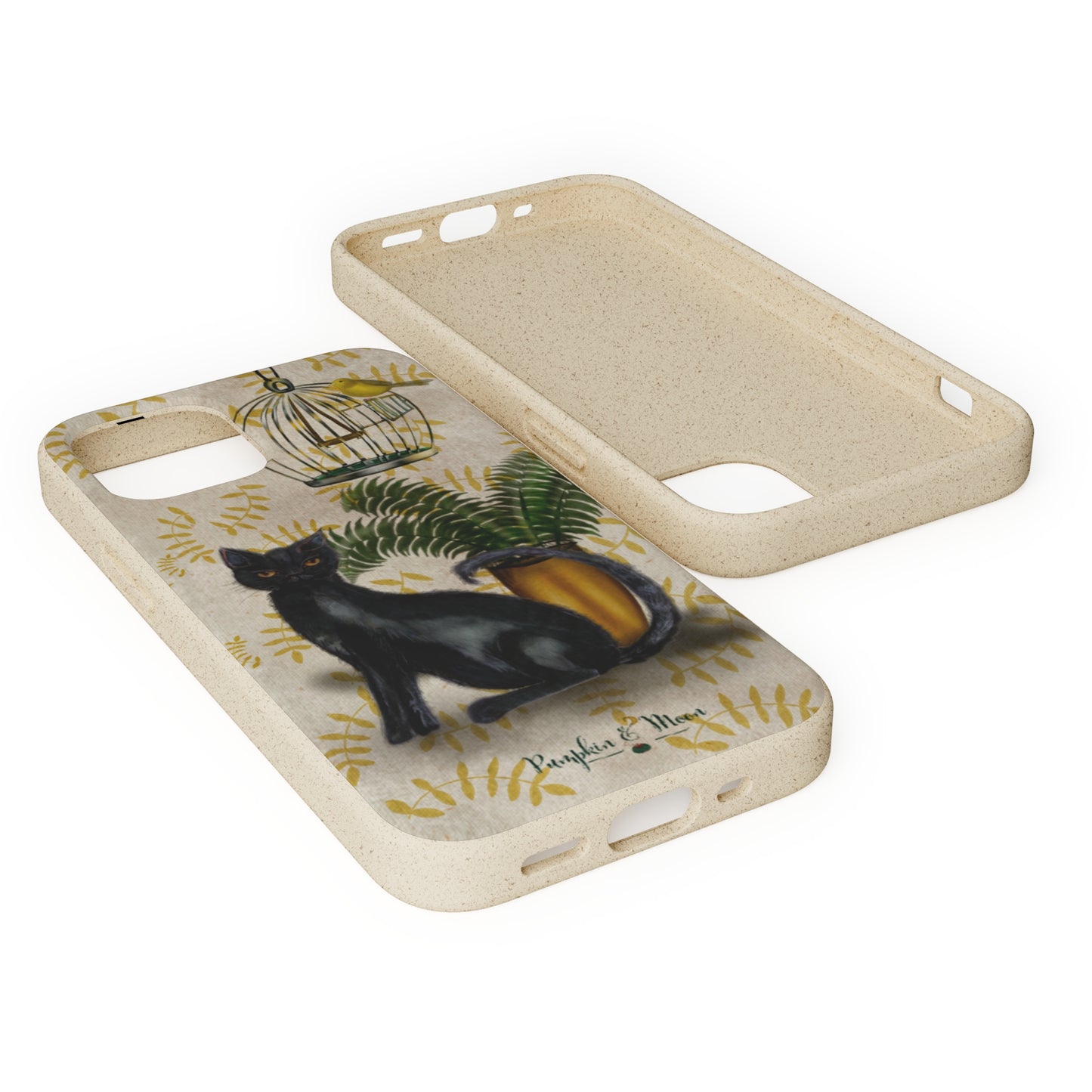 Black Cat Oso iPhone Phone Case