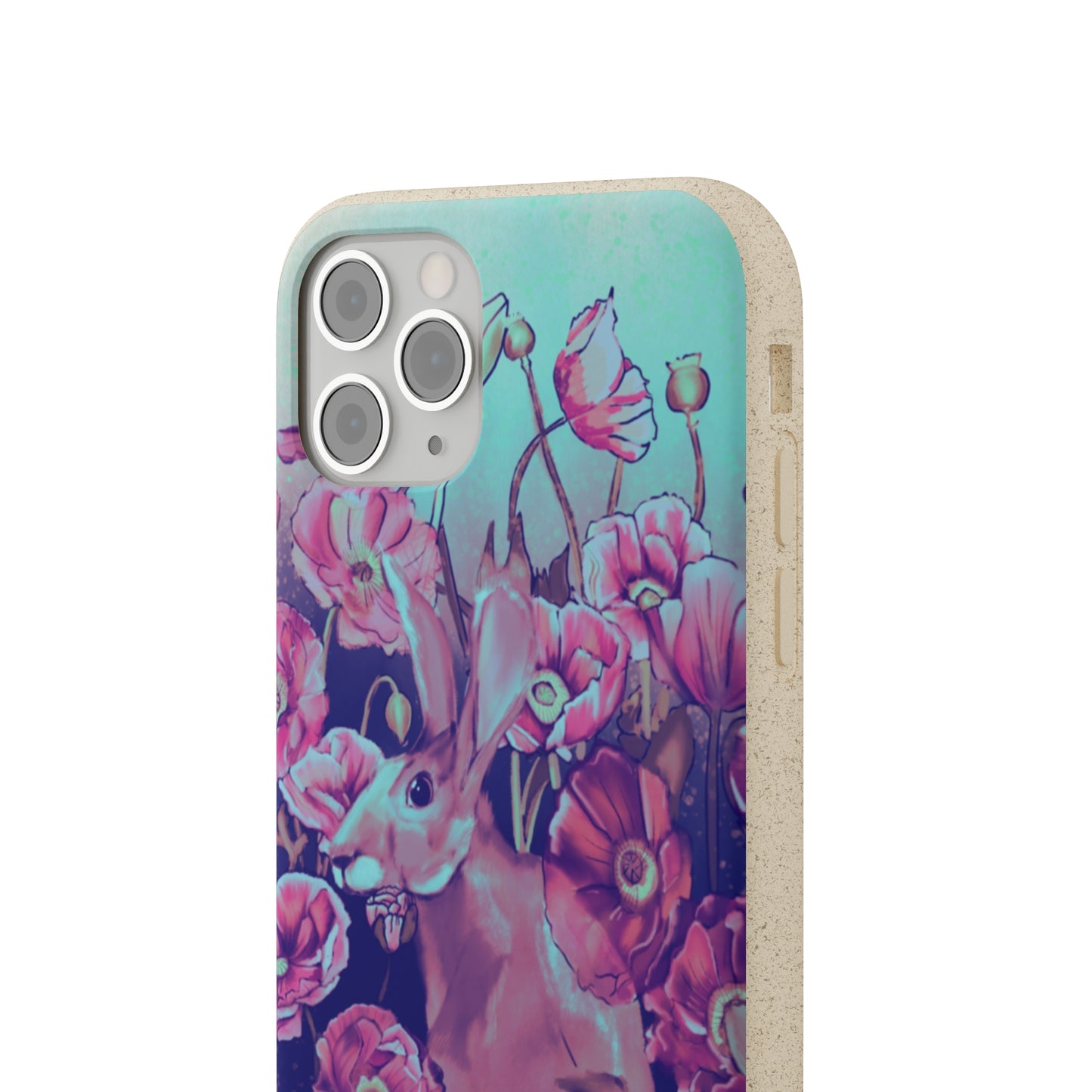 Hare in the Poppies iPhone Case