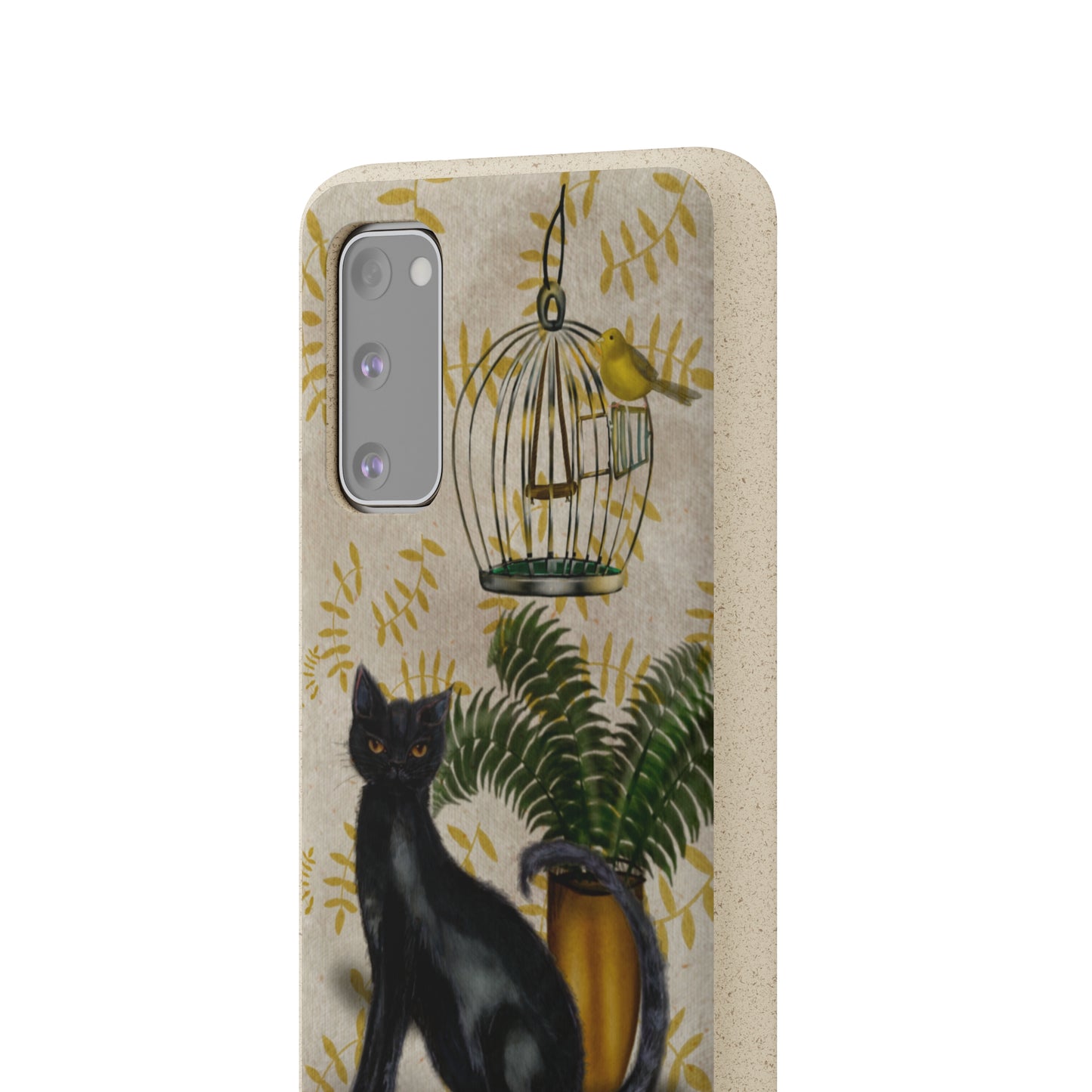 Black Cat Oso Samsung Phone Case