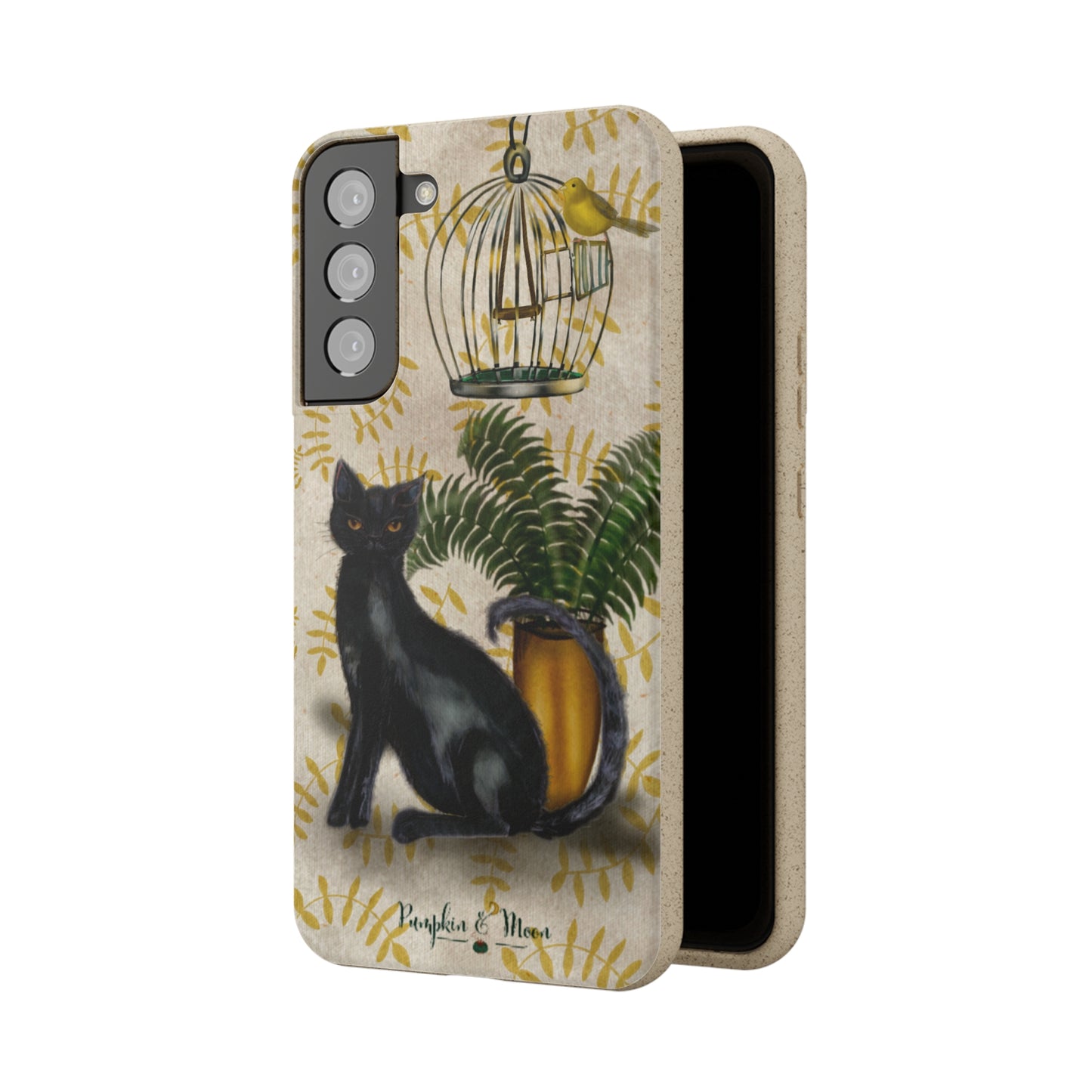 Black Cat Oso Samsung Phone Case