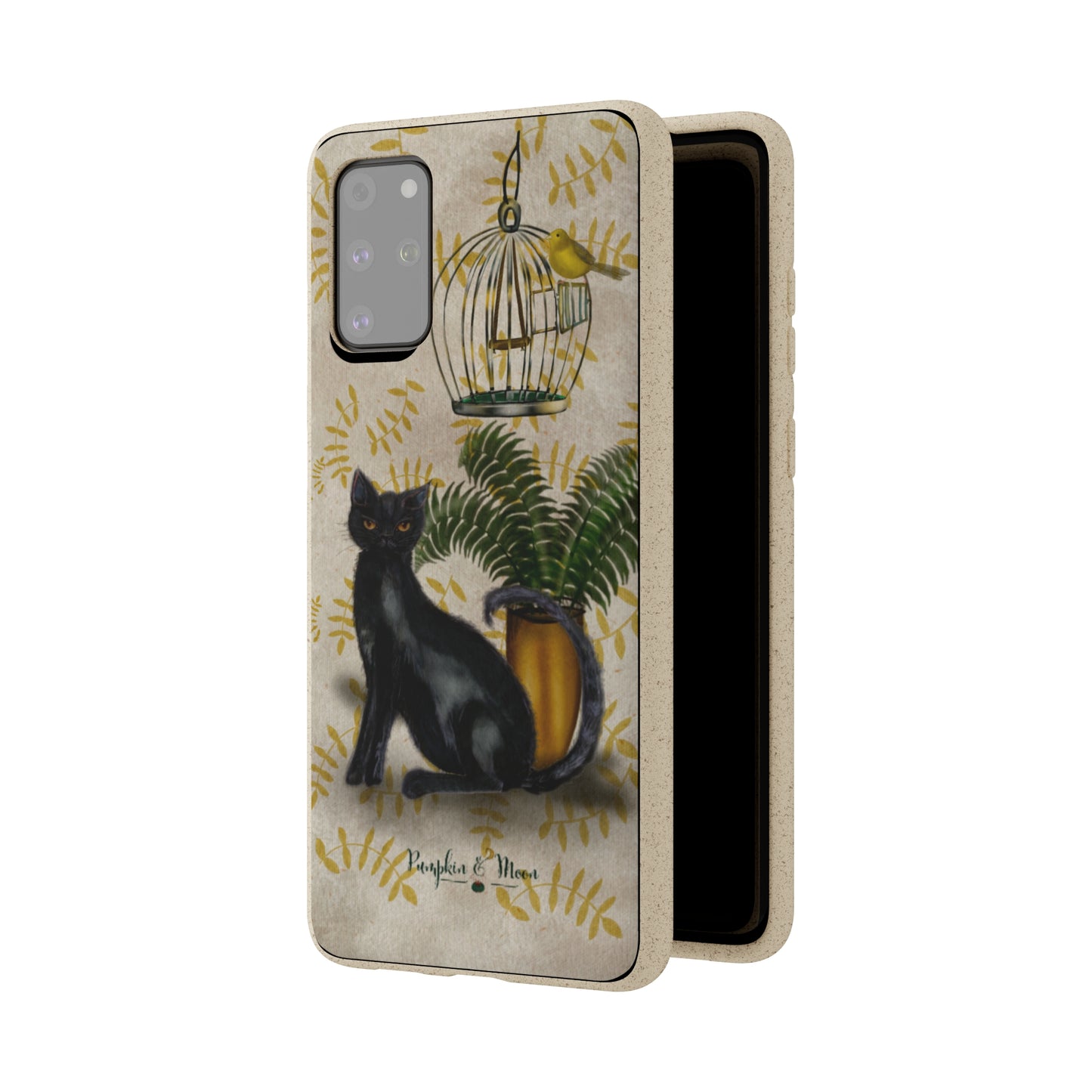 Black Cat Oso Samsung Phone Case