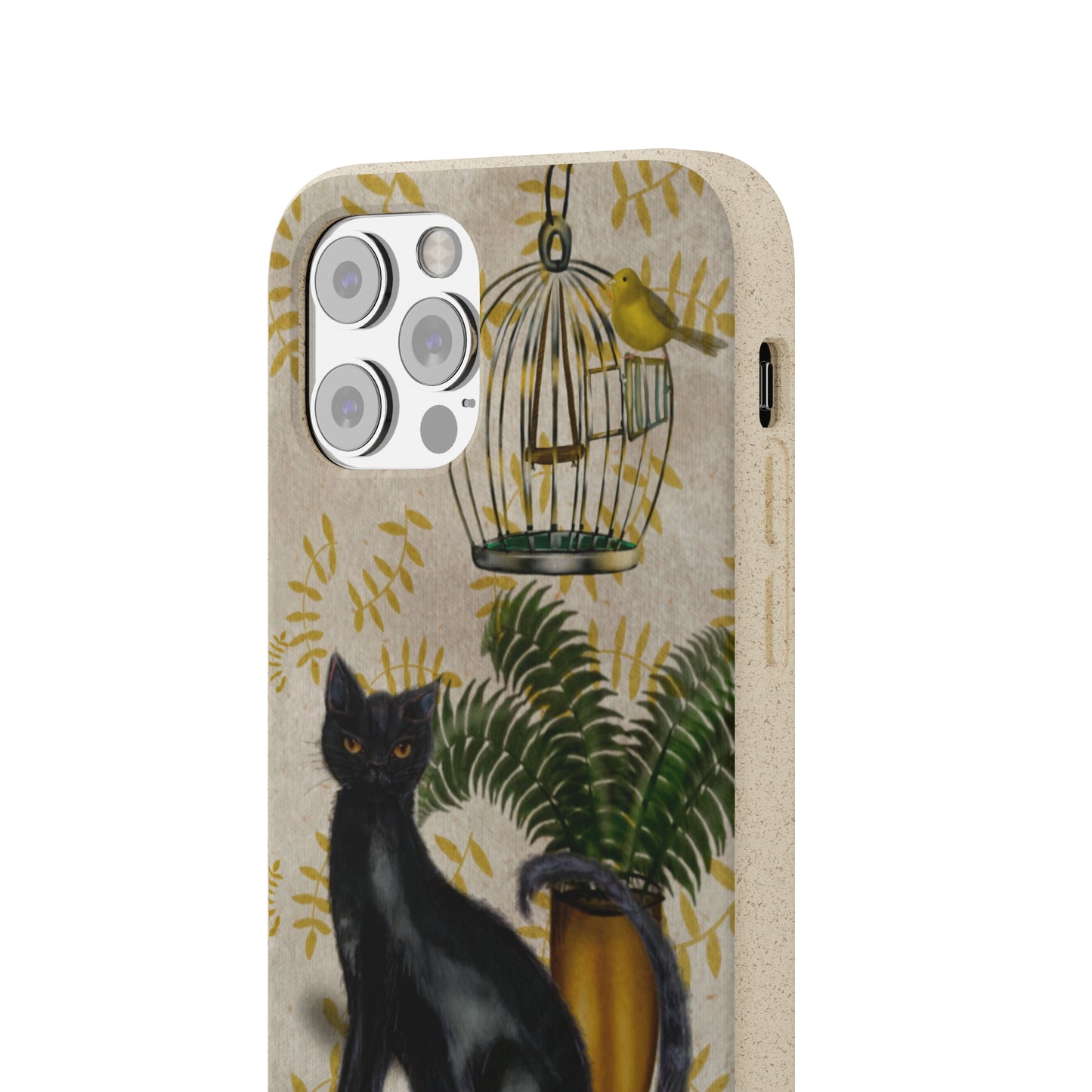 Black Cat Oso iPhone Phone Case