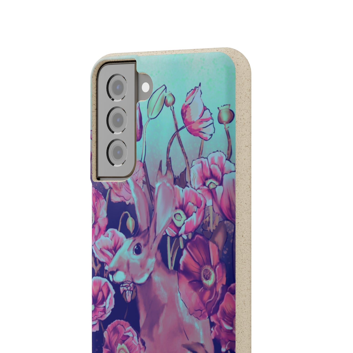 Hare in the Poppies Samsung Phone Case