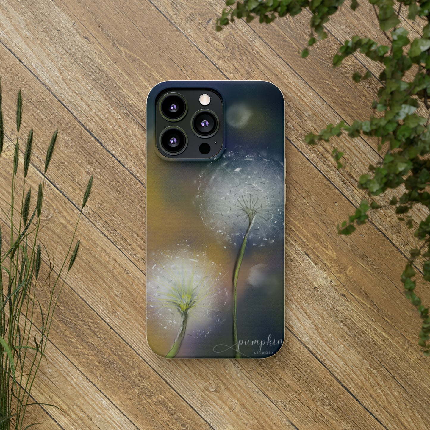 Dandelions at Night iPhone Case