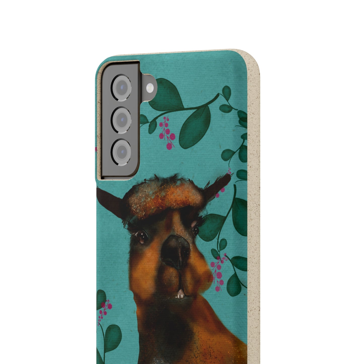 Brown Alpaca Samsung Phone Case