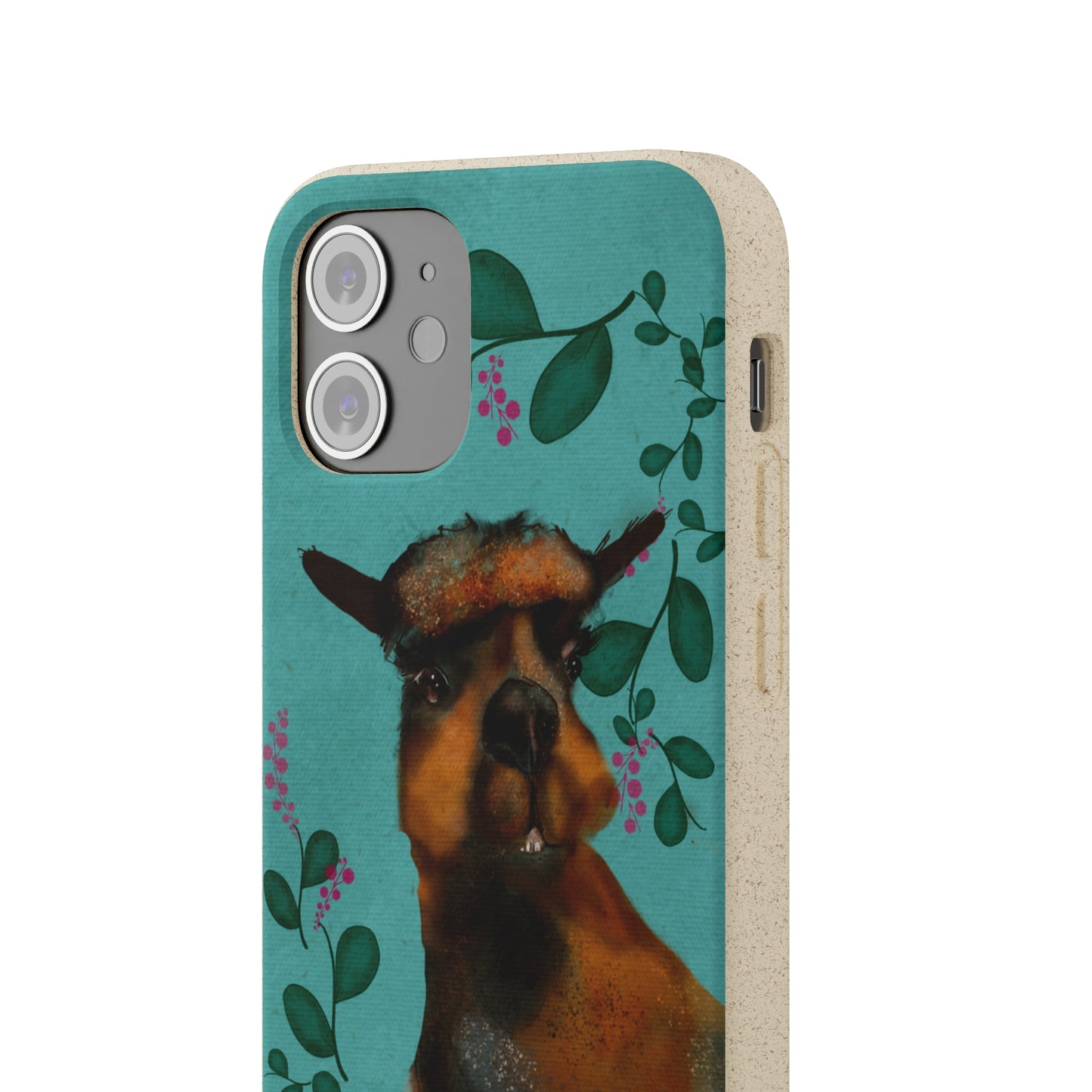 Brown Alpaca iPhone Case